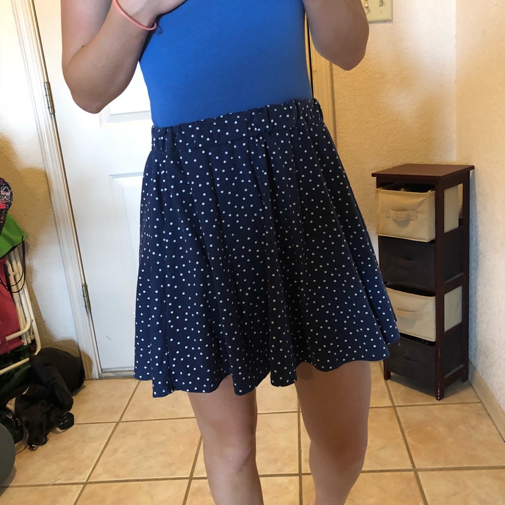 Polka dot skirt